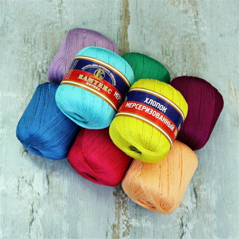 Textile Space » Мерсеризованная пряжа