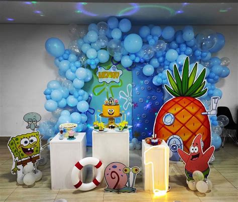 Decora O De Festa Infantil Do Tema Bob Esponja Em Gaspar Festahub