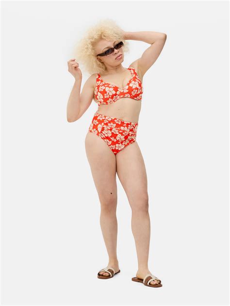 Bikini Bottoms Tie Side High Leg High Waist Primark