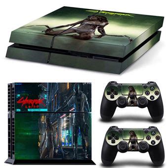 Autocollant Stickers De Protection Pour Console Sony Ps Cyberpunk