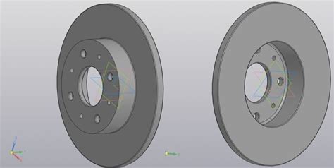 Диск тормозной ВАЗ 2108 - Чертежи, 3D Модели, Проекты, Детали и узлы ...