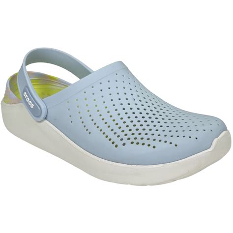 Crocs LiteRide Clog 360 Голубые с белым купить недорого в Москве и России
