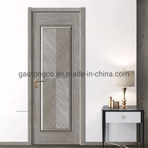 Melamine HDF Moulded Door 3mm Wood Veneer Skin Door China HDF Door