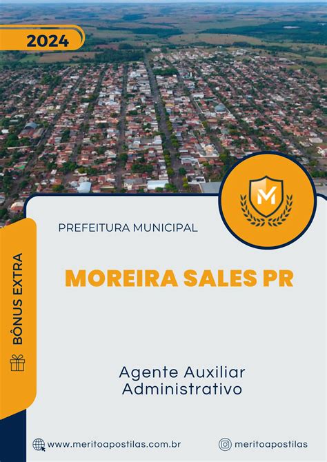 Apostila Agente Auxiliar Administrativo Prefeitura De Moreira Sales Pr