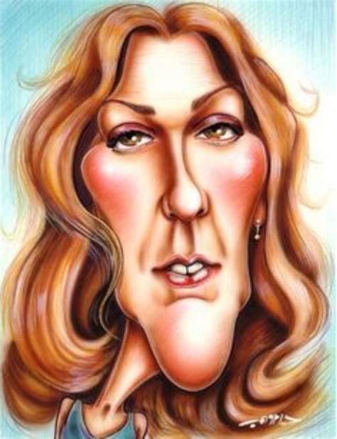 Celine Dion Caricature Celebrity Caricatures Art Inspiration