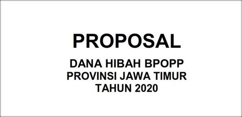 Contoh Surat Pengantar Proposal Ke Dinas Pendidikan Provinsi Jawa Timur