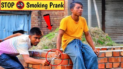 Cutting People S Cigarettes Prank Part New Funny Prank Video