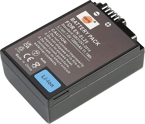 Dste En El25 Enel25 High Capacity Li Ion Battery Compatible