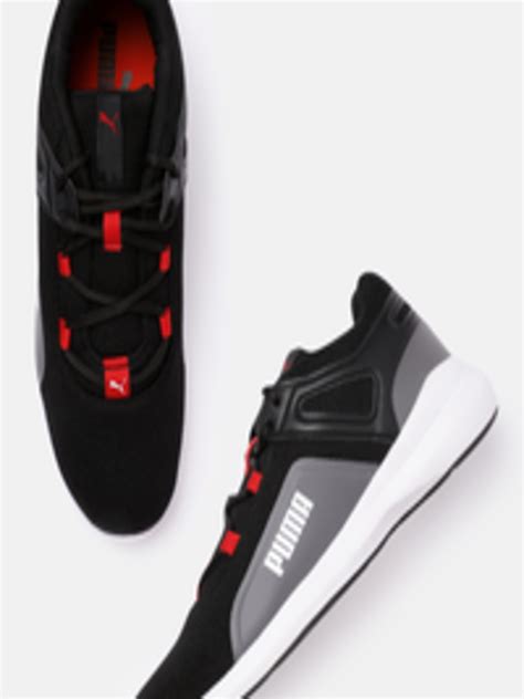 Buy Puma Men Black Solid Sneakers - Casual Shoes for Men 20648962 | Myntra