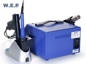 4 In 1 Desoldering Soldering Iron Rework Station With Hot Air Gun Sucker Tin Gun Suction Pen