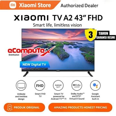 Jual Xiaomi Tv A Inch Fhd Digital Smart Tv Android Dolby Garansi