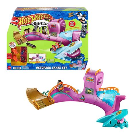 Pista De Juguete Hot Wheels Skate Skatepark De Pulpo Walmart