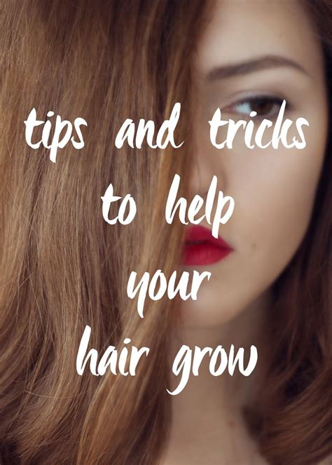 5 Tips And Tricks To Help Your Hair Grow Grow Hair Grow Long Healthy