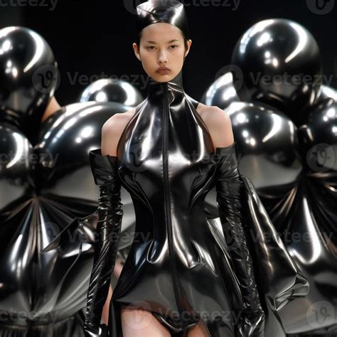 woman with futuristic clothes 22810865 Stock Photo at Vecteezy