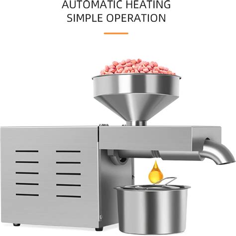 Buy DYTWXG Automatic Oil Press Machine Stainless Steel Intelligent Cold Hot Press Oil