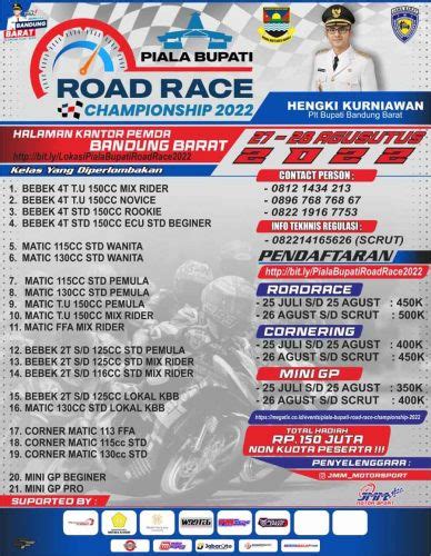 Hengki Kurniawan Plt Bupati Bandung Barat Suguhkan Road Race 27 28