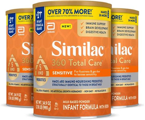 Buy Similac Total Care Sensitive Infant Formula With Hmo