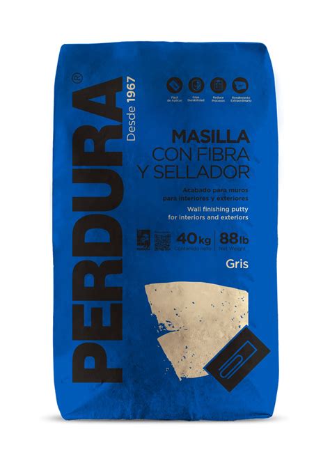 Masilla Con Fibra Y Sellador Perdura