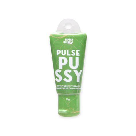 Gel Adstringente Vibratório Pulse Pussy 18g Pepper Blend Lovetoys