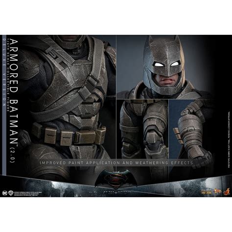 Hot Toys DC Comics Armored Batman DX Batman V Superman MMS Figurine
