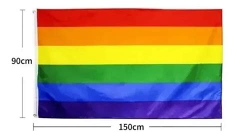 Bandera Arcoiris Orgullo Gay Lgtb Pride Meses Sin Inter S