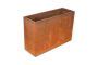 Corten Steel Tall Trough Planter 1200mm X 300mm X 600mm