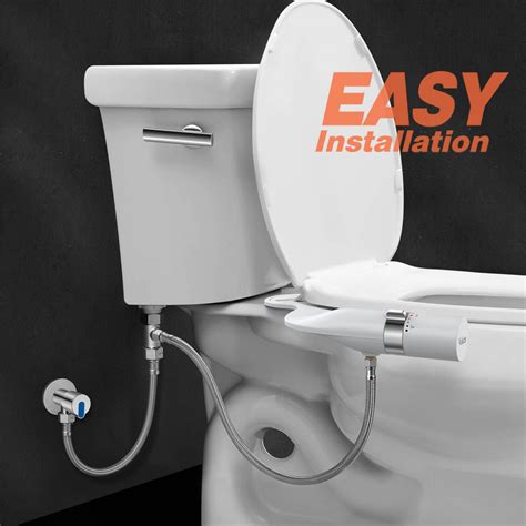 Veken Ultra Slim Bidet Attachment For Toilet Dual Nozzle Feminine