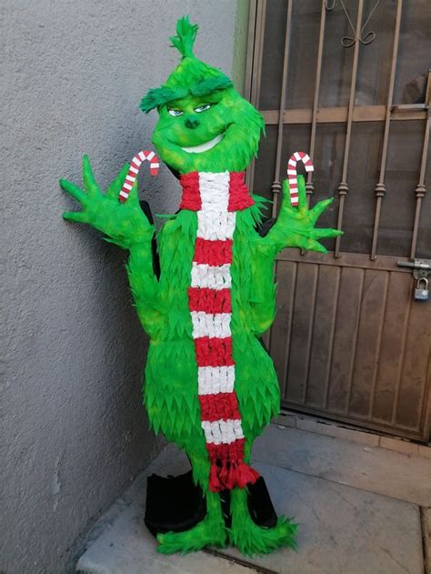 Piñata Grinch 📱6311808733 Piñatas Faciles Piñatas Para Niños Piñatas