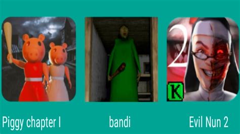 Piggy Chapter 1 Siren Head Story Mod Vs Bandi Granny Vs Evil Nun 2