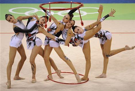 Beijing Olympics Rhythmic Gymnastics Group