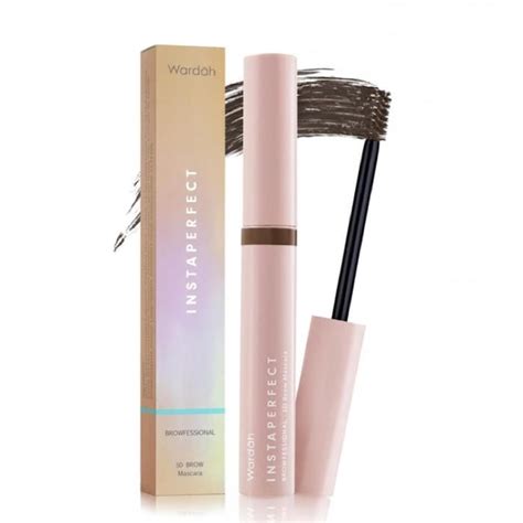 Wardah Instaperfect Browfessional 3D Brow Mascara In Brown Shopee