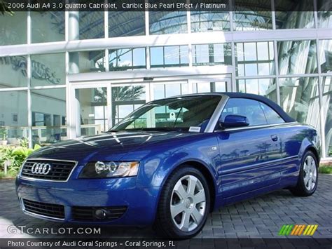 Caribic Blue Pearl Effect Audi A Quattro Cabriolet