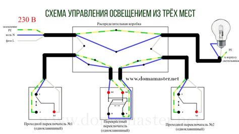 Проходной Выключатель На 3 Точки Схема Подключения - tokzamer.ru