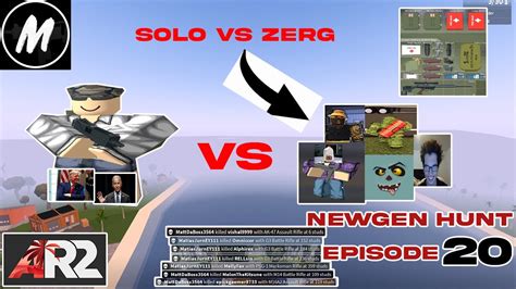 SOLO VS ZERG IN APOCALYPSE RISING 2 NEWGEN HUNT EPISODE 20 ROBLOX