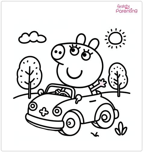 25 Peppa Pig Coloring Pages - Parenting Preschoolers Hq