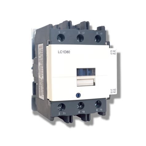 CONTACTOR LC1D80M7 80A 220v 3P 380v 1NC+1NO | Ferrelectrica SPA