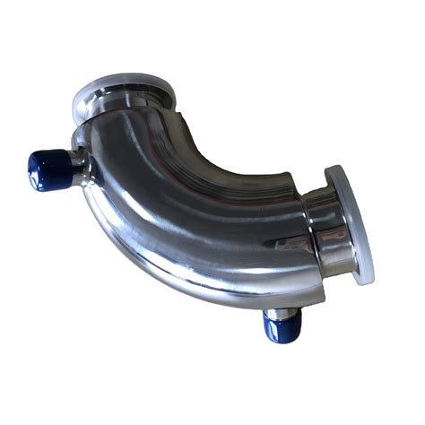 Stainless Steel Jacketed Clamped Tube Heating Jacketed Deg Elbow