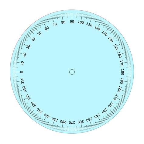 blue circular ruler  numbers