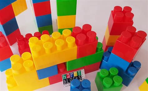 2067 Jumbo Blocks 40pc Happy Blocks And Toys