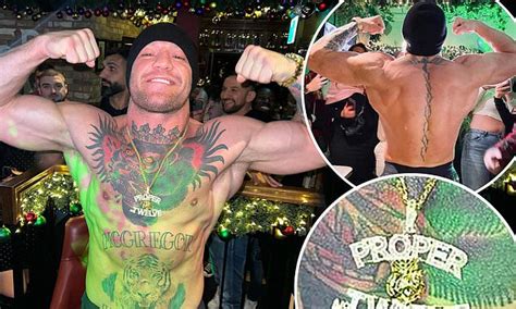 Shirtless Conor Mcgregor Shows Off His Huge Diamond Proper Twelve