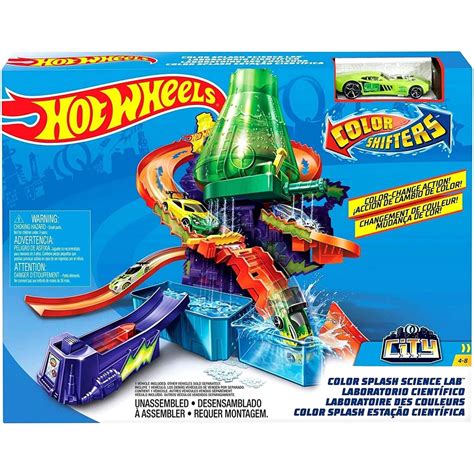 Conjunto Pista Hot Wheels Esta O Cient Fica Color Shifters Mattel Shopee Brasil