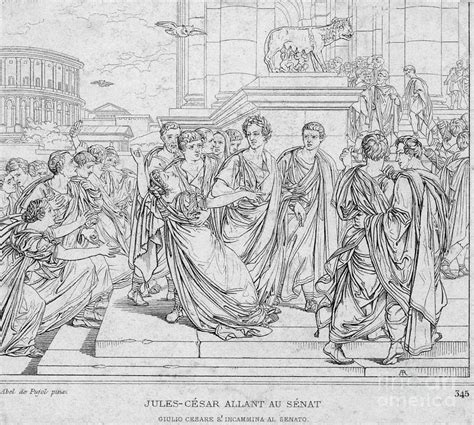 Assassination Of Julius Caesar 44 Bc Photograph By Science Source Pixels