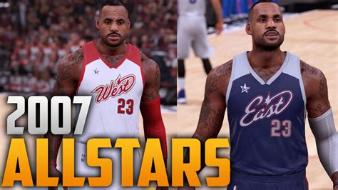 Nba 2k16 2007 All Star Jersey And Court Tutorial Youtube