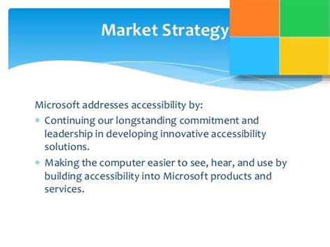 Marketing Plan Of Microsoft