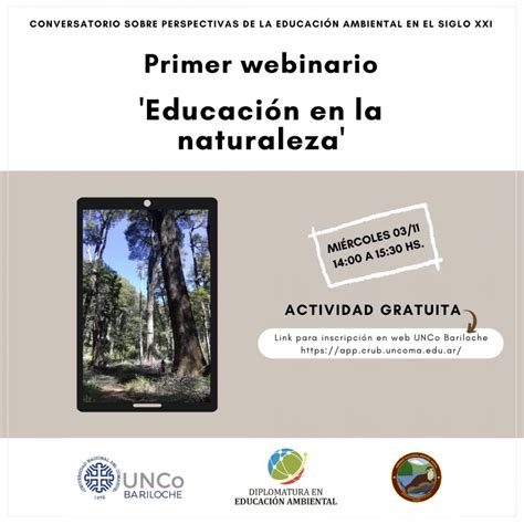 Parque Nacional Nahuel Huapi Primer Webinario Del Conversatorio Sobre