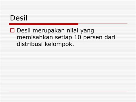 Kwartil, Desil, dan Persentil - ppt download
