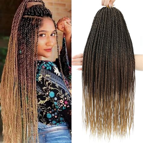 7 Packs Senegalese Twist Crochet Hair 22 Inch Nepal Ubuy