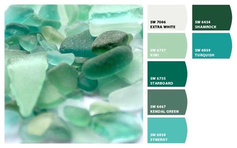 I just spotted the perfect colors! | Sea glass wedding, Small bathroom ...