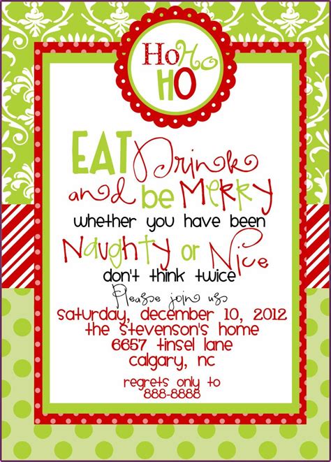 Funny Birthday Dinner Invitation Wording - Invitations : Resume ...