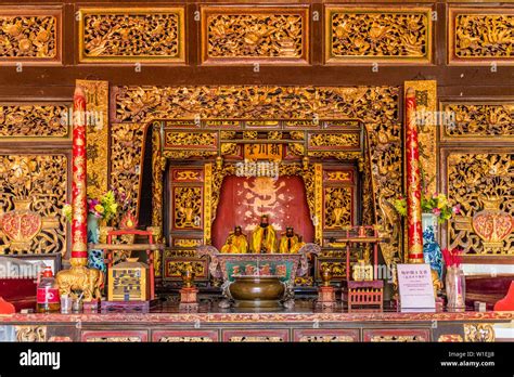 The Interior Of Eng Chuan Tong Tan Kongsi Clan House In George Town